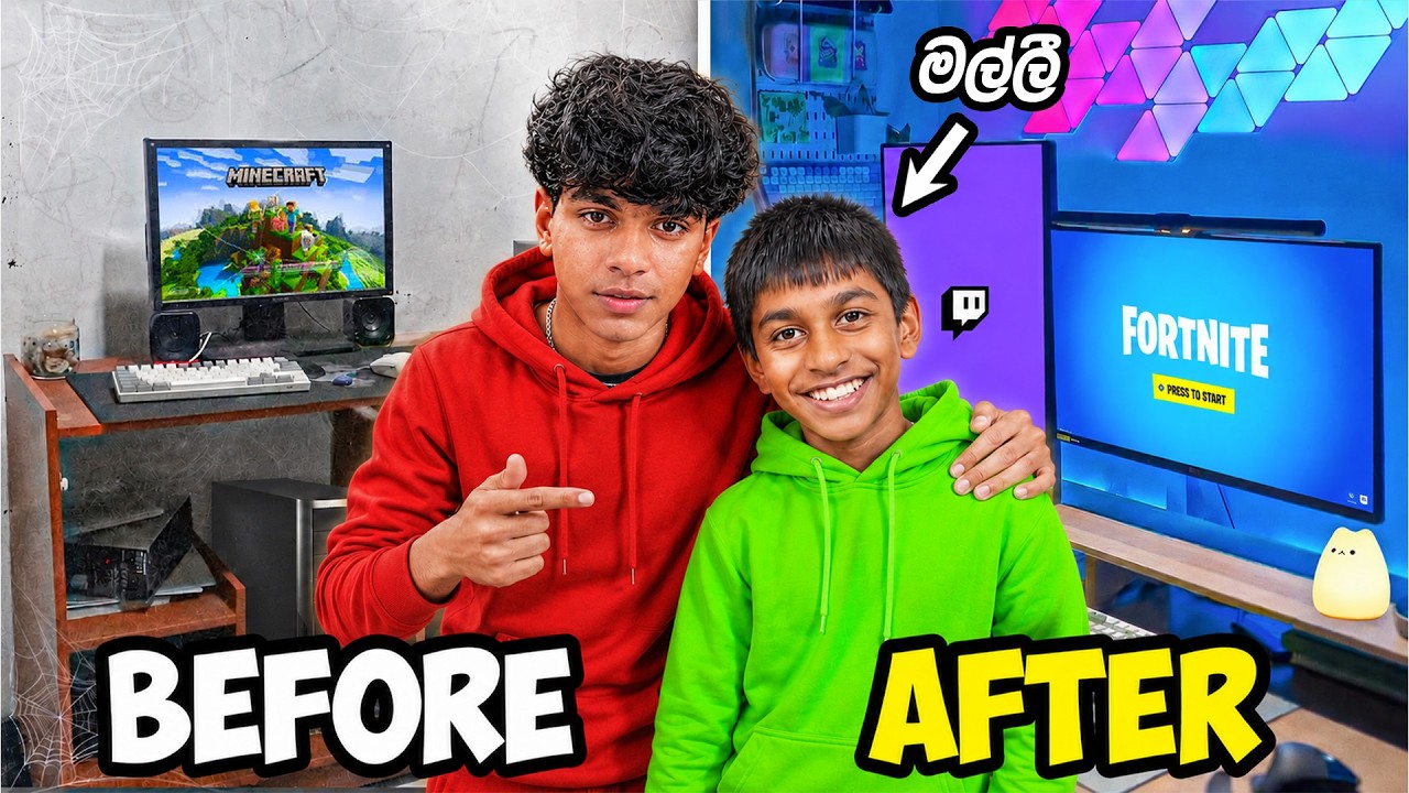 මගේ මල්ලි​ගෙ පලවෙ​නි Gaming Setup එක හැදුවා ✨| Building My Brother’s First Gaming Setup...