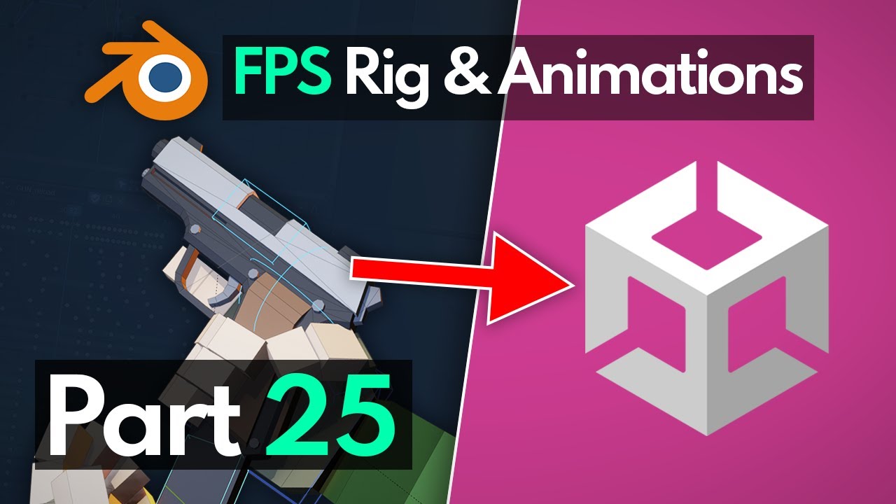 Blender FPS Rigging & Animation Tutorial - Part 25 - Importing to Unity
