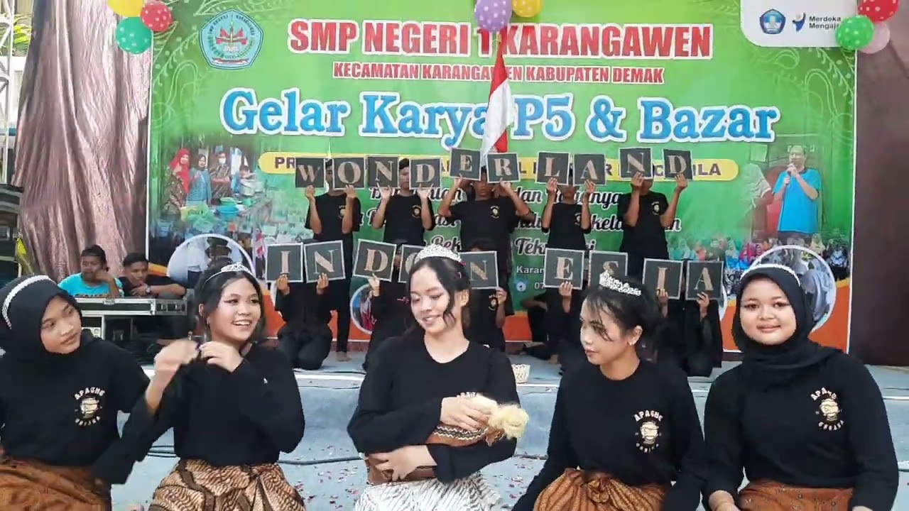 Tari - Wonderland Indonesia | by Kelas VIIIC | Classmeeting 2023 | SMP Negeri 1 Karangawen