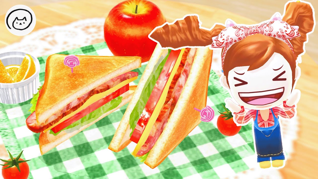 Лучший сэндвич BLT в мире? Cooking Mama: Кухня! Рецепты для пикника. Геймплей Three Stars.