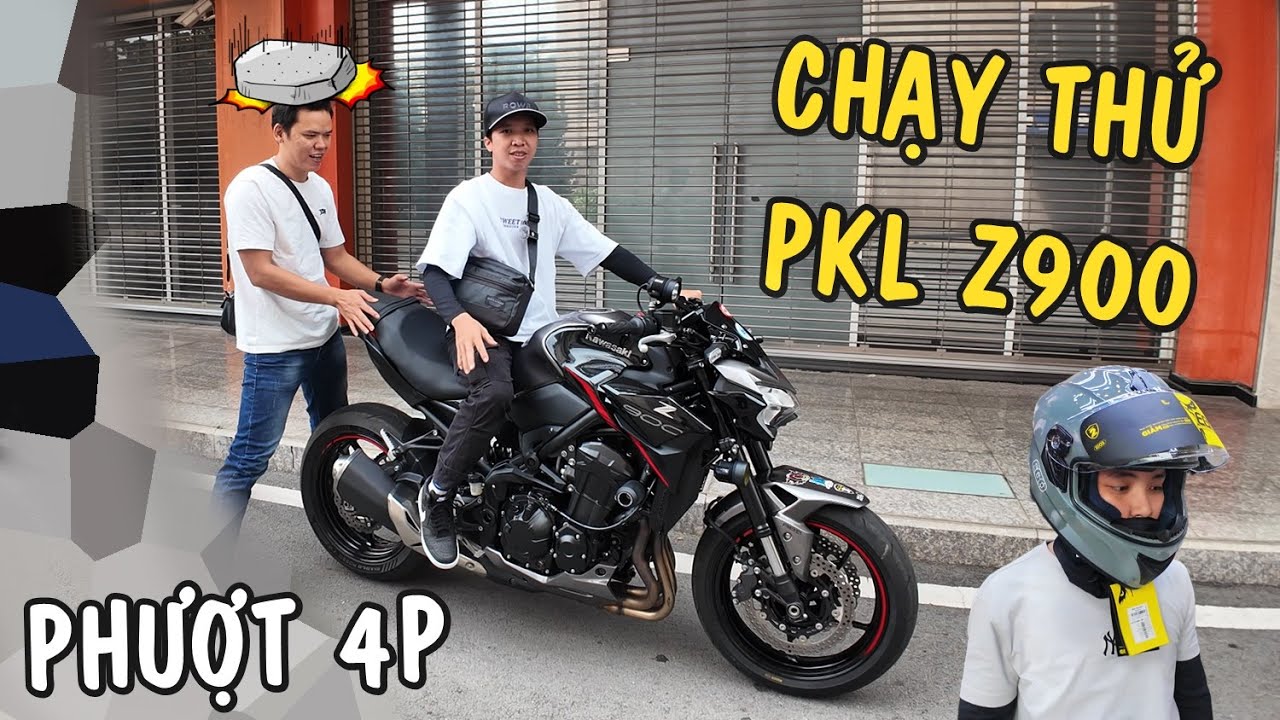 Thiện Red chạy Moto PKL Z900 đi mua nón bảo hiểm tại Phượt 4P - Tạm Biệt 2024