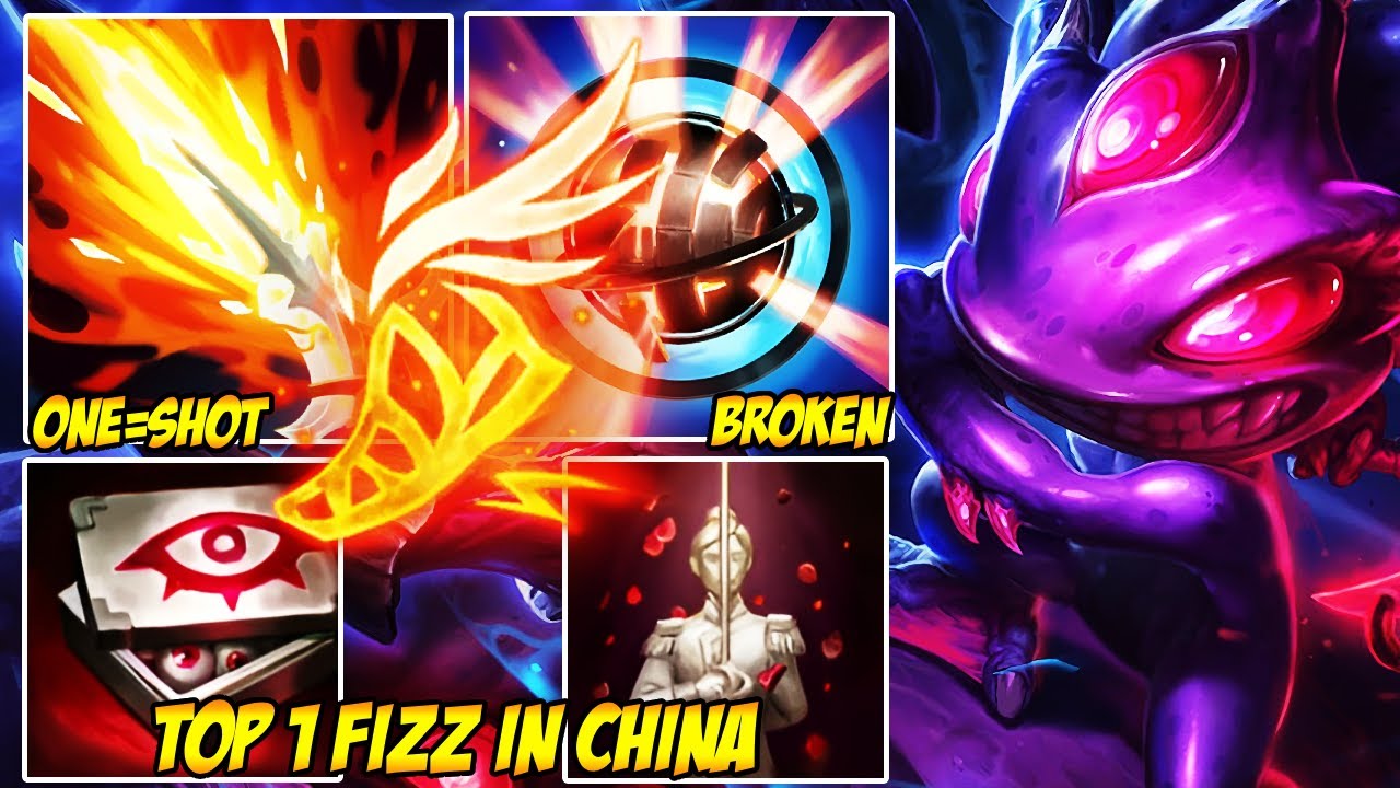 WILD RIFT CHINA TOP 1 FIZZ - WHEN FIZZ LOOKS LIKE A FINAL BOSS