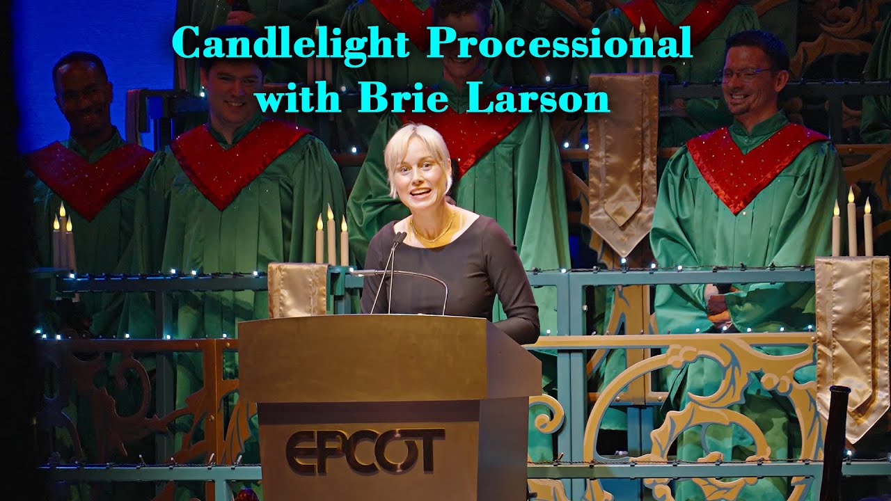 Candlelight Processional with Brie Larson International Festival of the Holidays EPCOT 2025 12 28