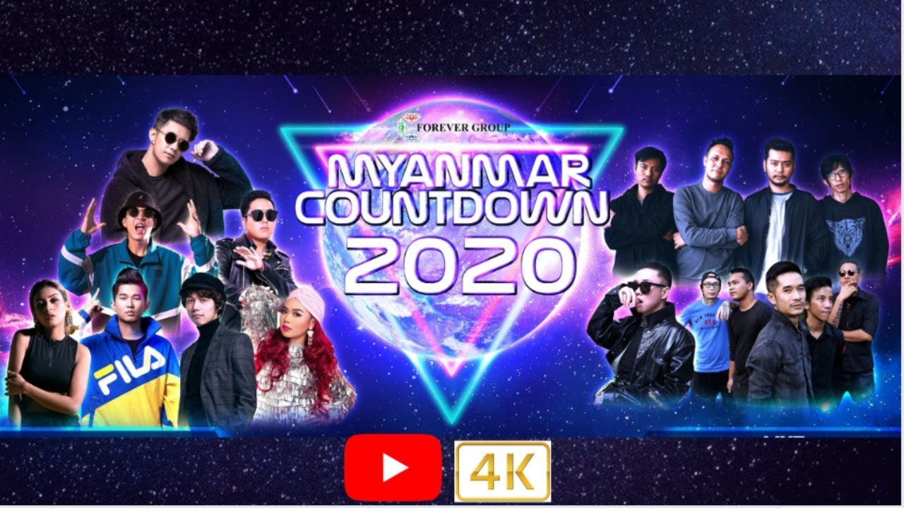 Myanmar Countdown 2020 Opening (Test transmission in 4K)