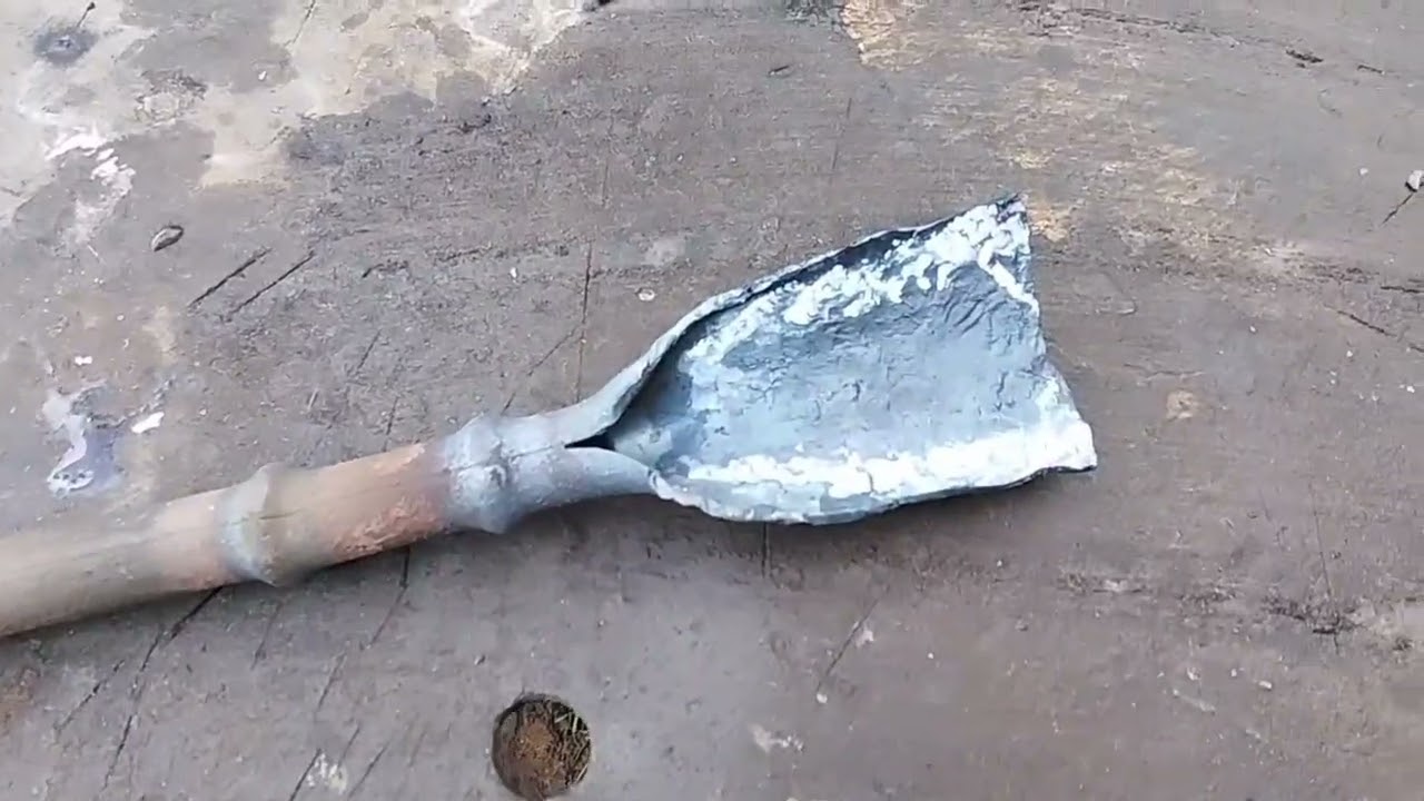 Ковка ложки для обуви в стиле бамбук.