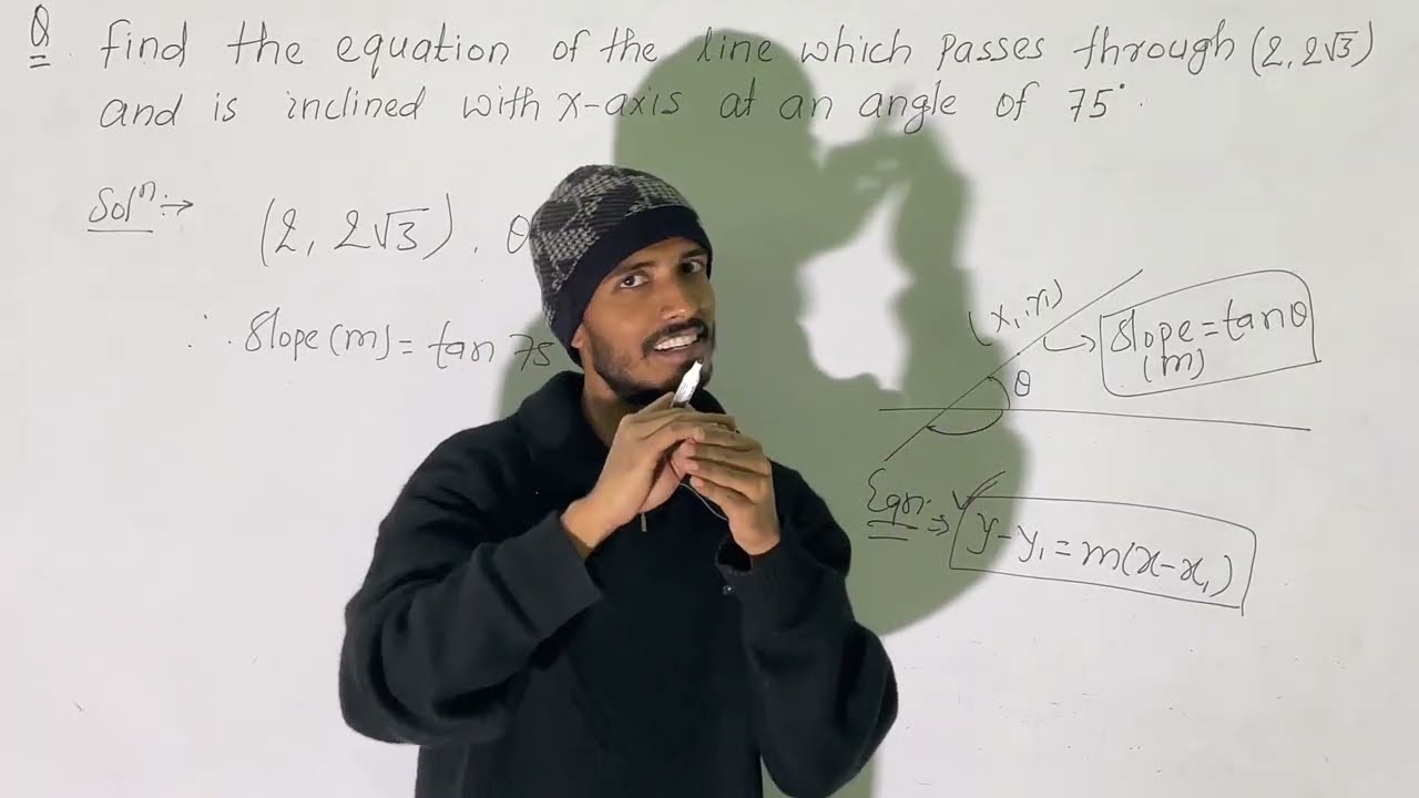 Class 11th MATH 🥰| 💐STRAIGHT LINE 📚| Ex- 10.2  Q3 | NCERT | JEE/NEET (Pre-planning) | 📚सरल रेखा☺️