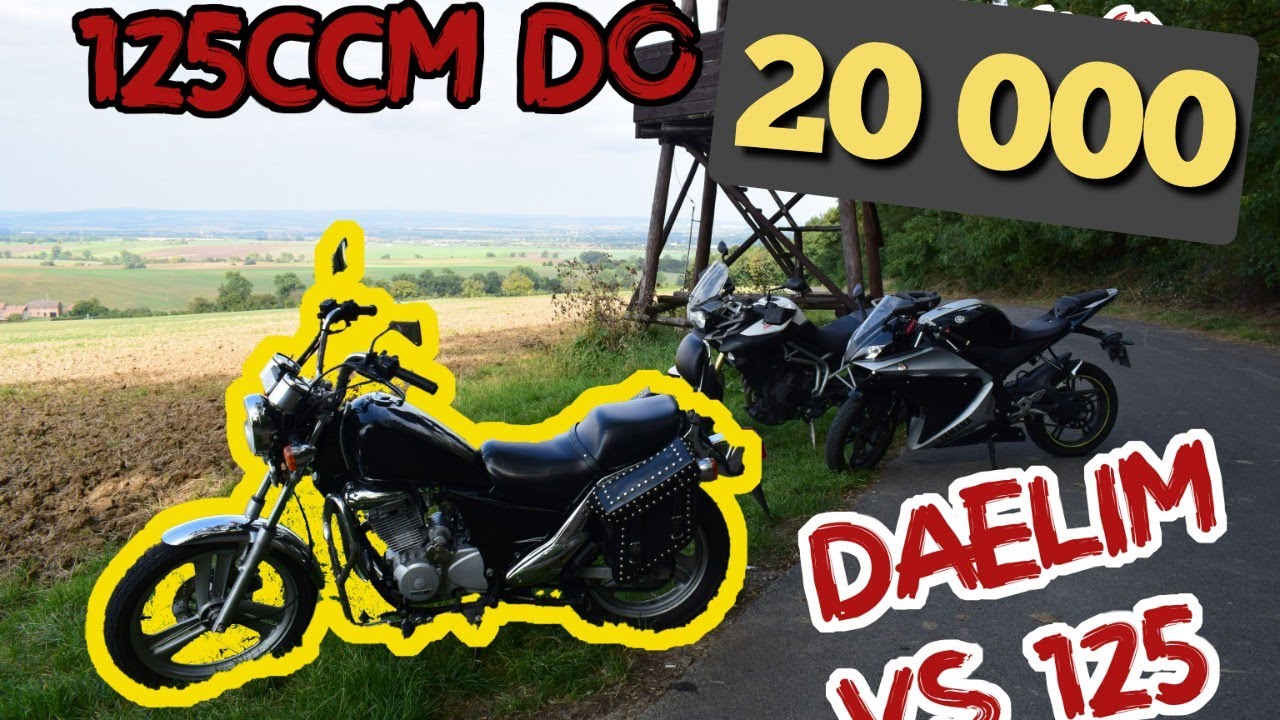 Motorka od 16 let do 20 000 kč | 125ccm chopper 🤟 | Daelim VS 125 test CZ/SK | Low budget Chopper😅