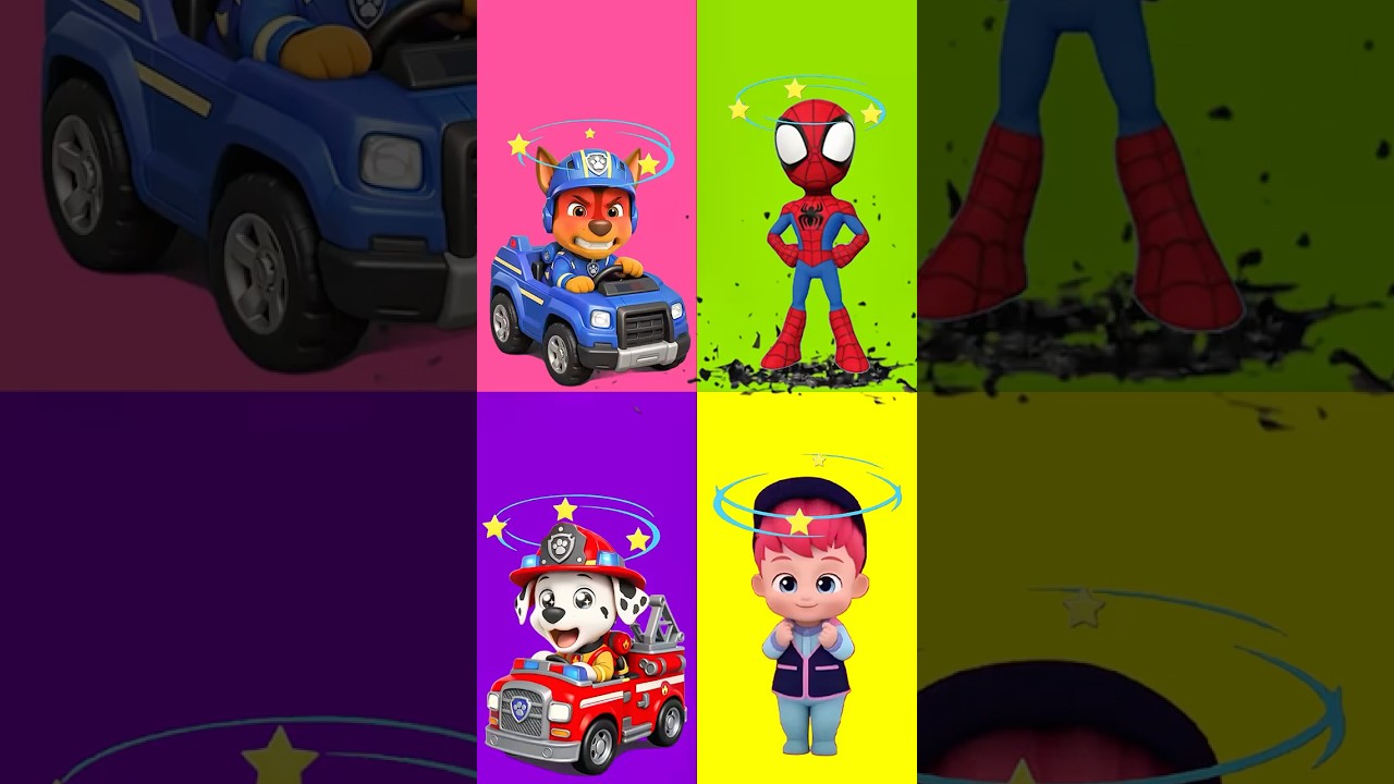 Wrong eyes👀 NEW EPISODES/ Sheriff Labrador x Rocky & BabyBoss Puzzle Wrong HeadsEYE PUZZLE WORLD