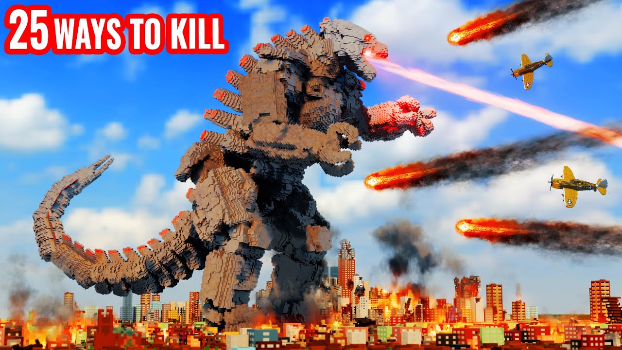 25 Ways to Kill MECHAGODZILLA 😱 Teardown