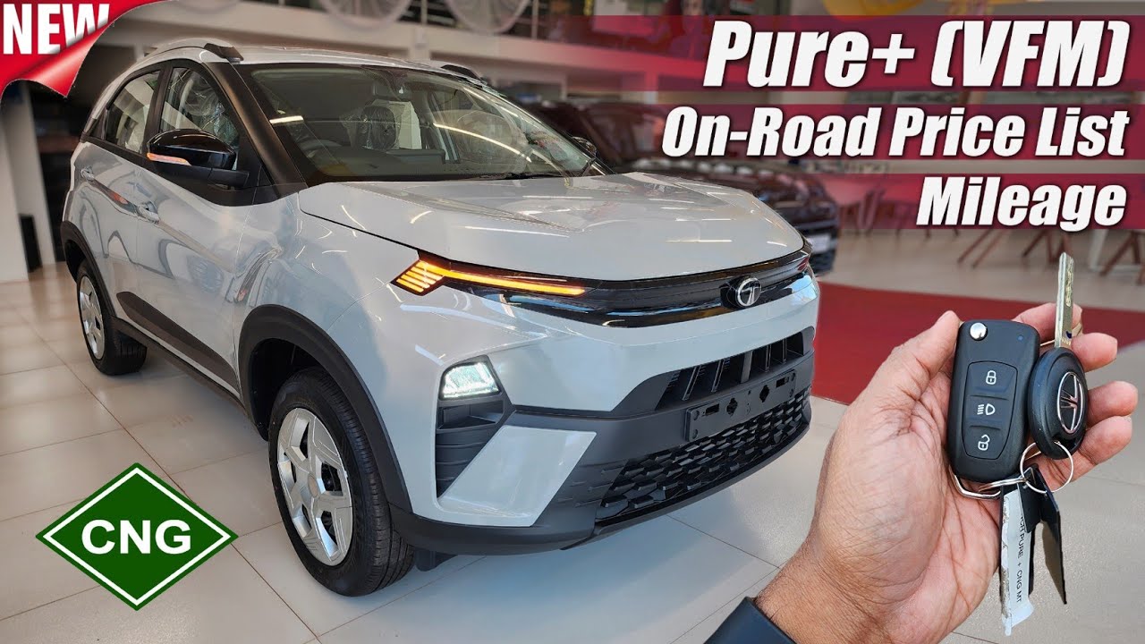 Tata Nexon Pure Plus 2026 года (модель с оптимальным соотношением цены и качества) с полным прайс...