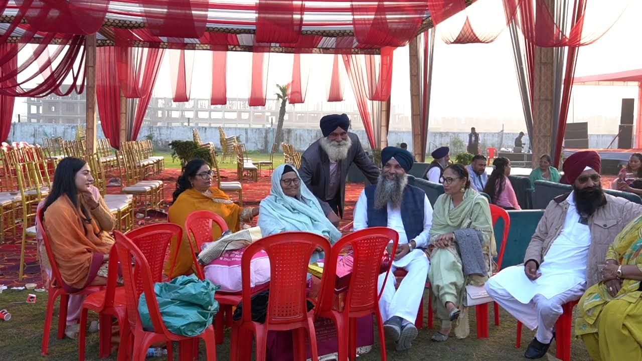 Live on Reception Ceremony Sukhveer Singh weds Mandeep Kaur....