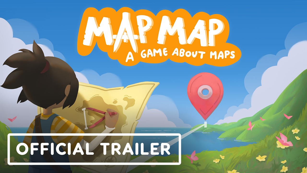 Map Map: A Game About Maps - Official Launch Trailer | Thinky Direct 2026