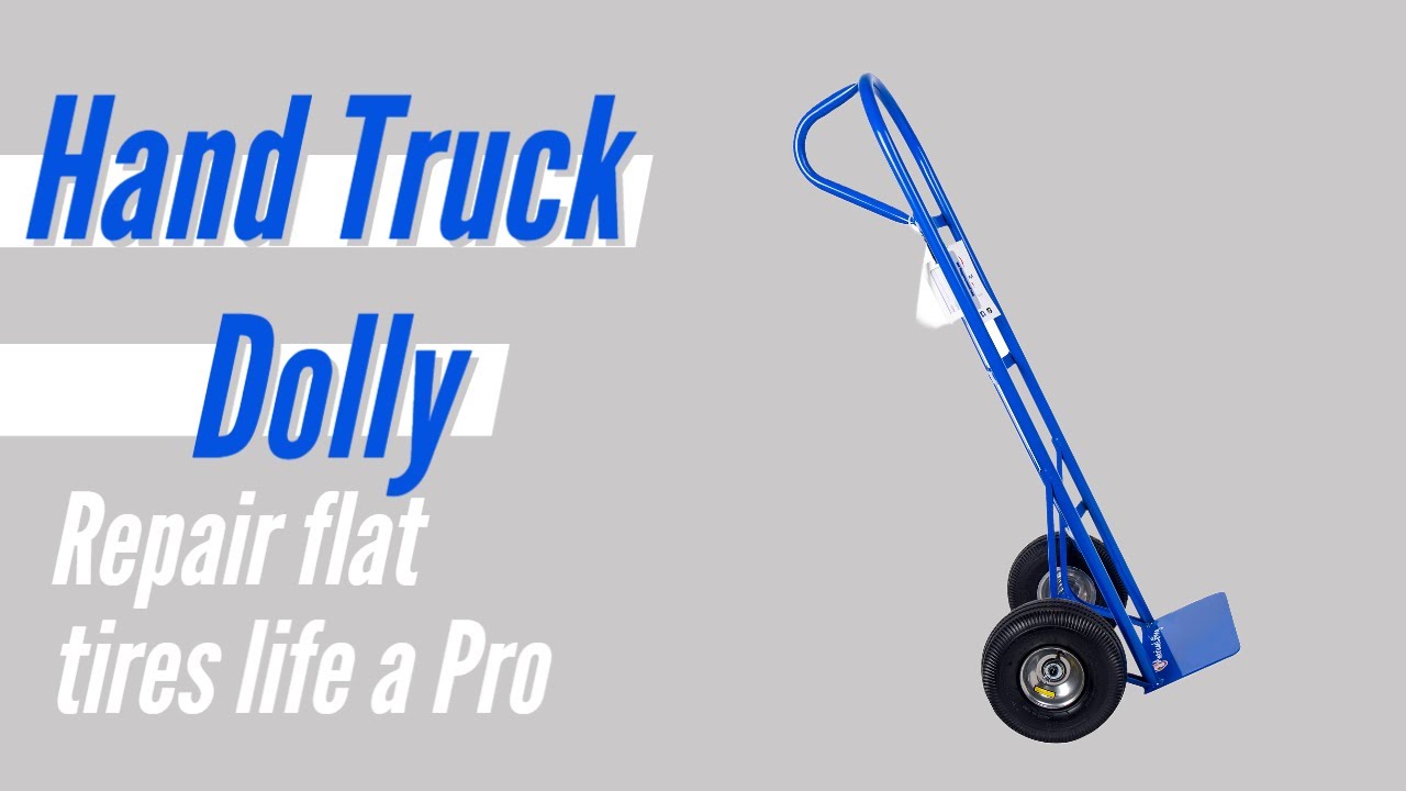 Dolly Hand Truck Flat Tire Fix | Replace Inner tube | Quick Repair Guide