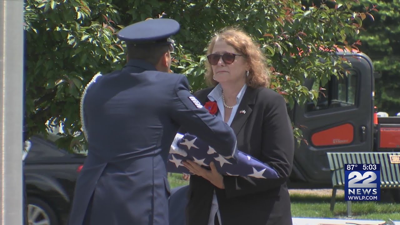 Massachusetts Veterans' Memorial Cemetery in Agawam ceremony