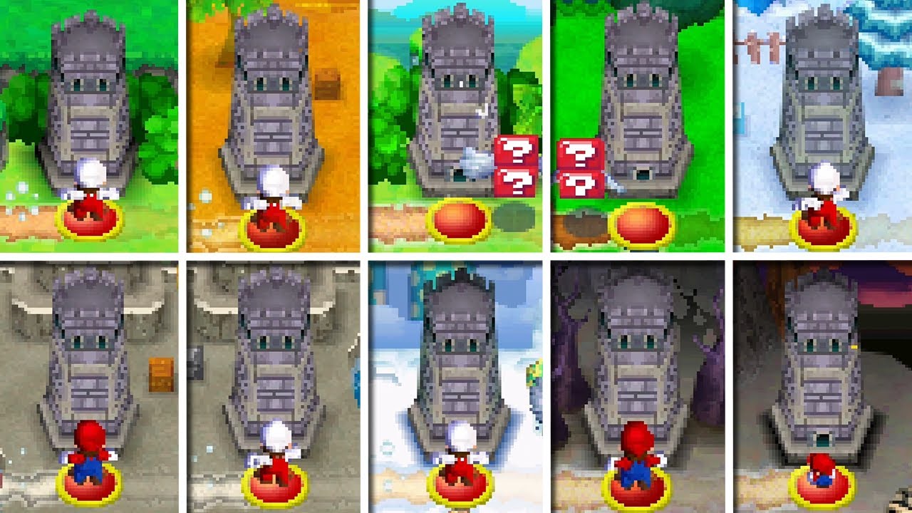 New Super Mario Bros. DS - All Towers (4K)