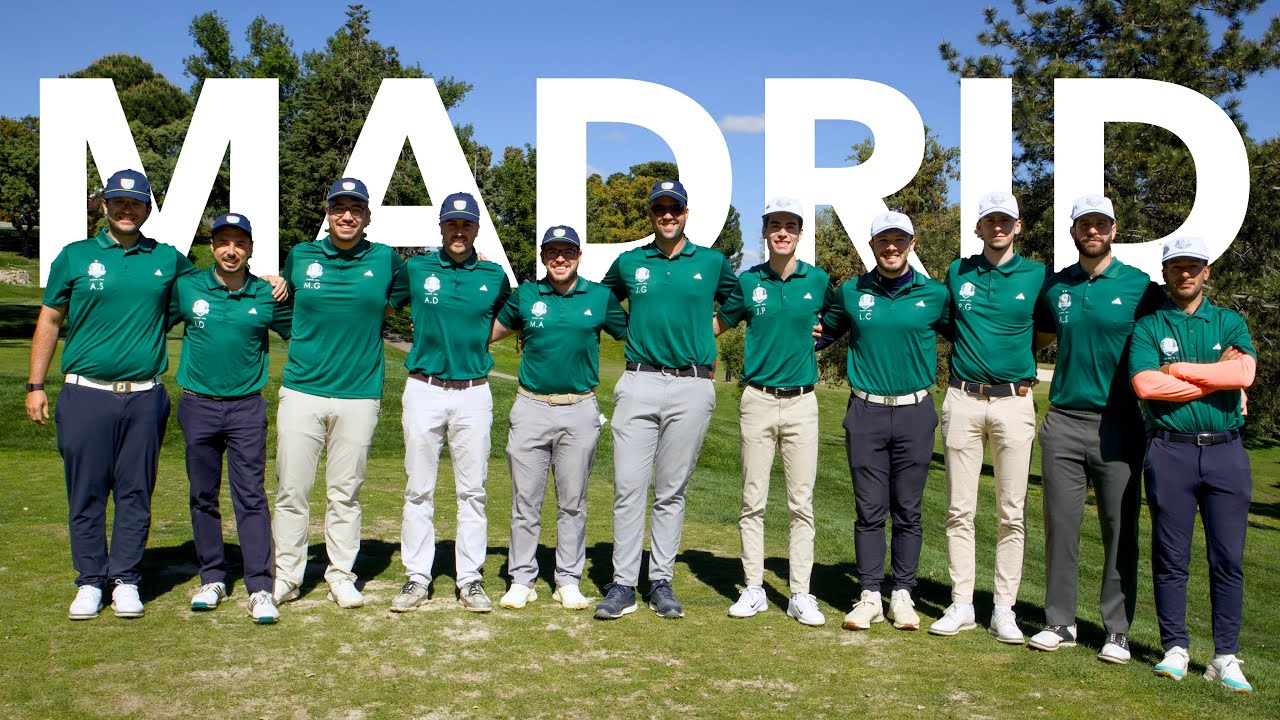 11 amigos, 2 equipos y 4 campos de golf. RYDER MADRID 2024