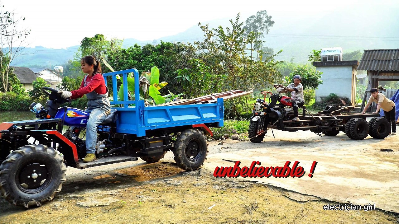 You won't believe how I saved a damaged tricycle after an accident! Episode 1