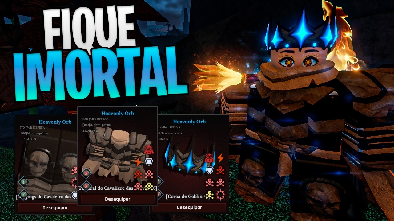 PEGUEI A BUILD MAIS ROUBADA DA NOVA UPDATE DO THE FORGE... FIQUEI IMORTAL!