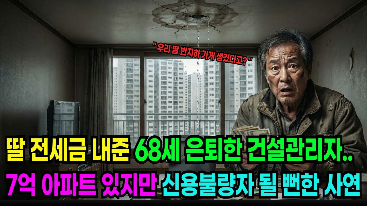 딸 전세금 내준 68세 은퇴자.. 7억 아파트 소유했지만 신용불량자 될 뻔한 사연 | 노후사연 | 노후지혜 | 시니어스토리 | 시니어오디오북