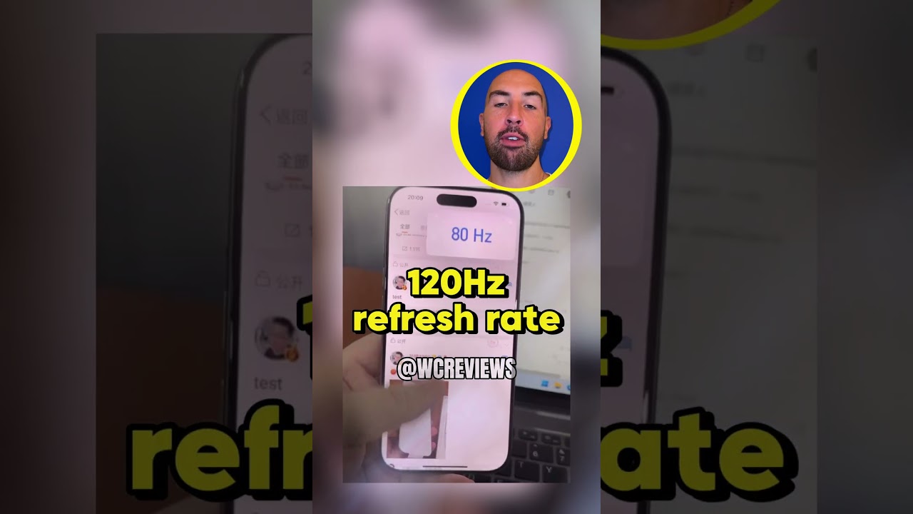 iPhone Refresh Rates 80Hz NOT 120Hz!