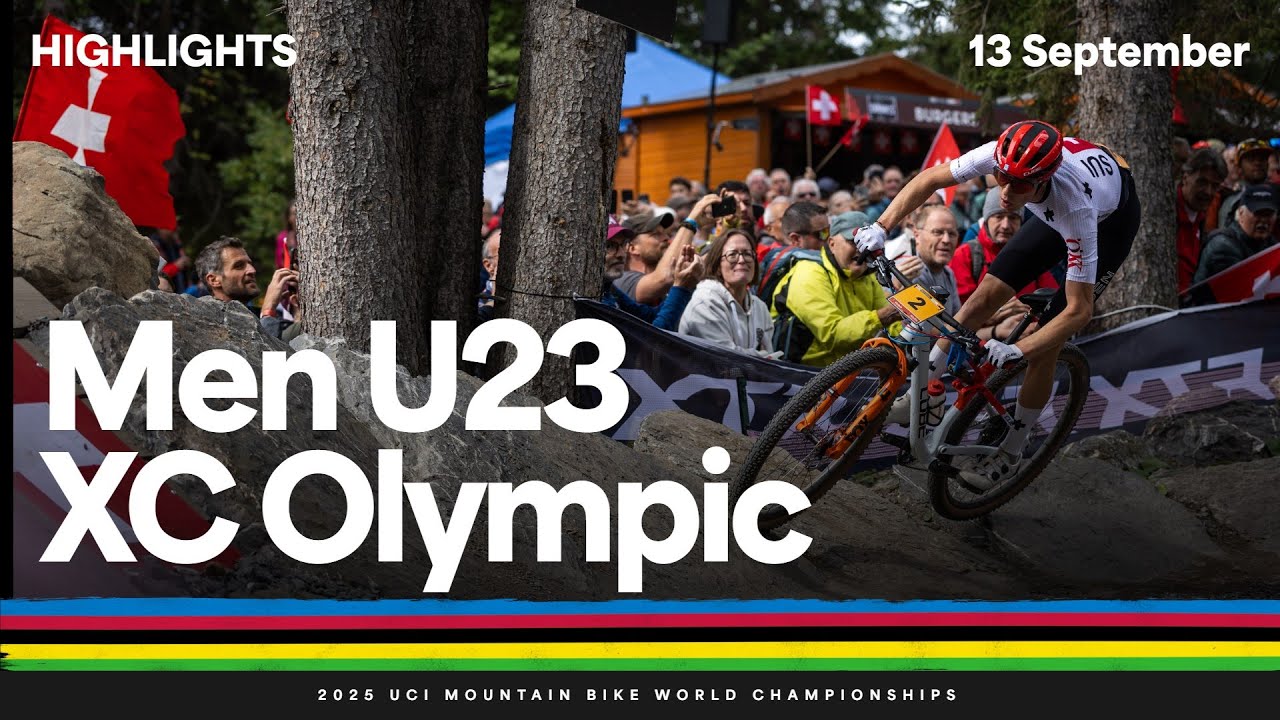 Men U23 XCO Highlights | 2025 UCI Mountain Bike World Championships | Tissot