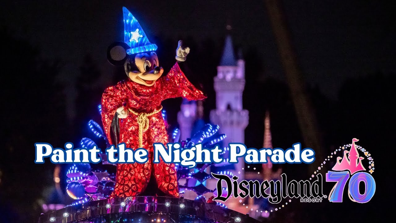 Paint the Night Parade | Opening Night | Disneyland Resort 70th Celebration 4K