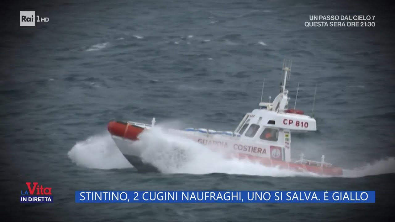 Stintino, 2 cugini naufraghi, uno si salva - La vita in diretta 27/04/2023