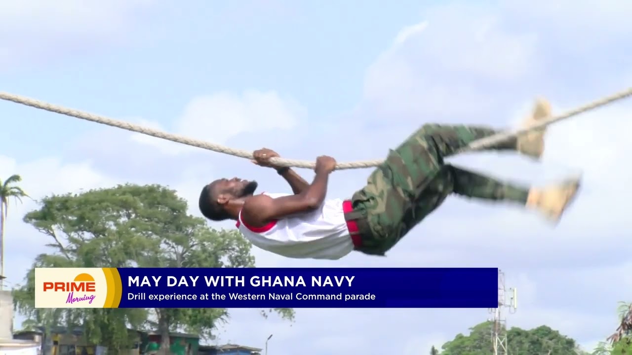 Experience Ghana Navy's Intense Drill Exercises At The Western Naval Command Parade