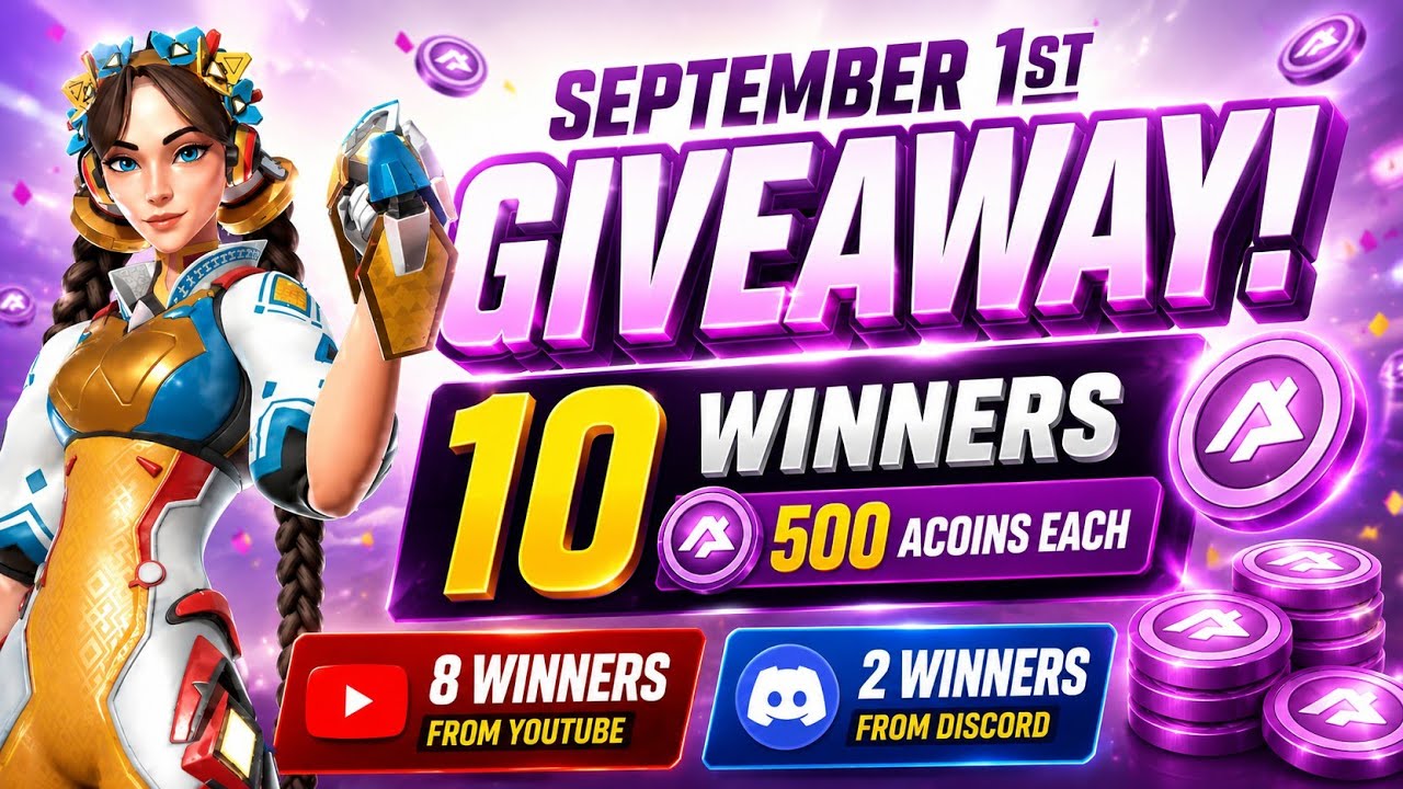 5K A-COINS GIVEAWAY SEPTEMBER 🎁😍 | FREE A-COINS FOR EVERYONE 🎉 | MECH ARENA 