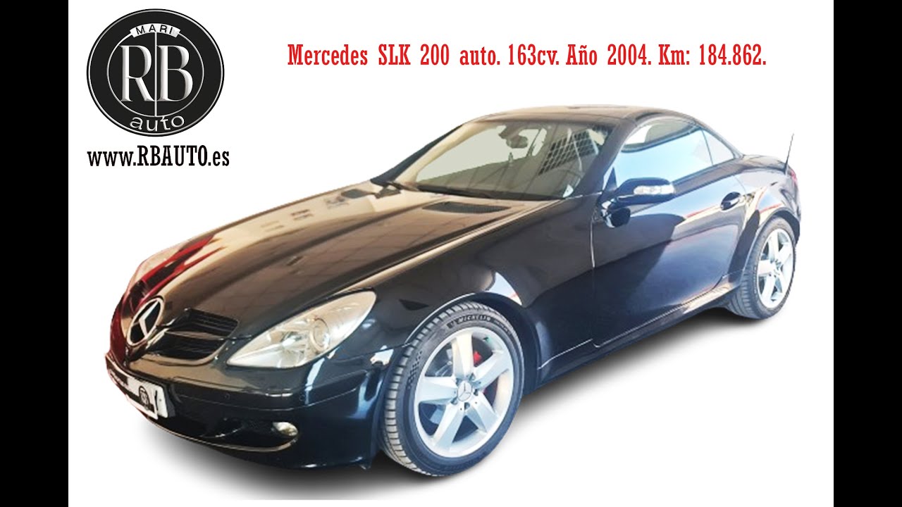 Mercedes SLK 200 auto. 163cv. Año 2004. Km: 184.862.