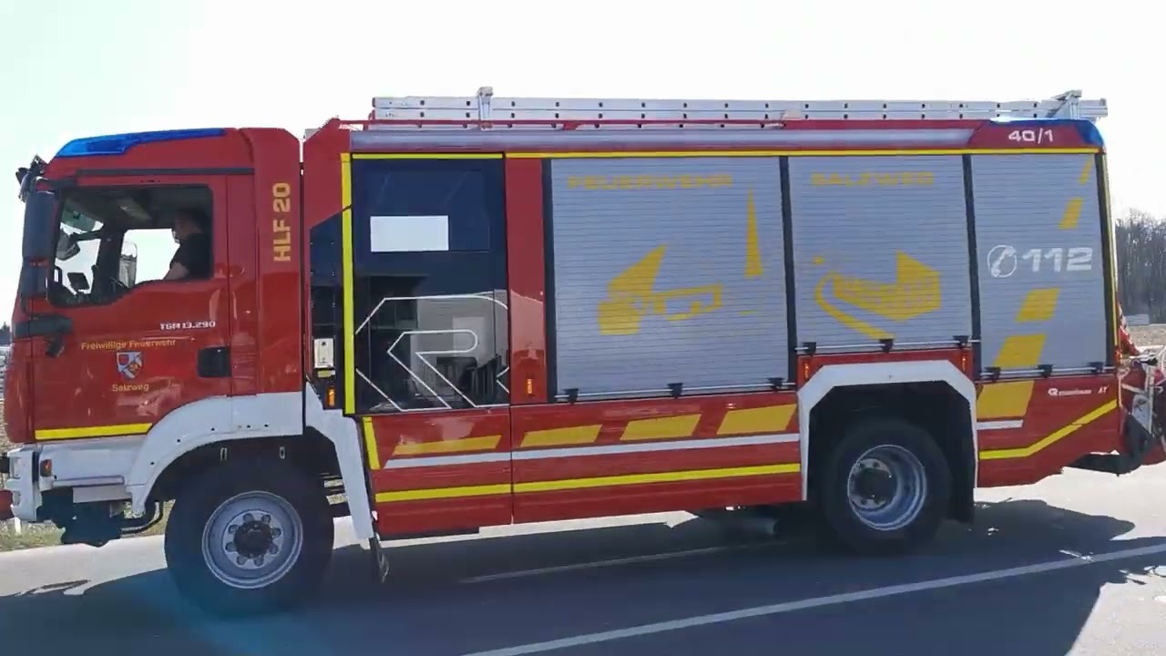 Neues HLF 20 Rosenbauer FF Salzweg