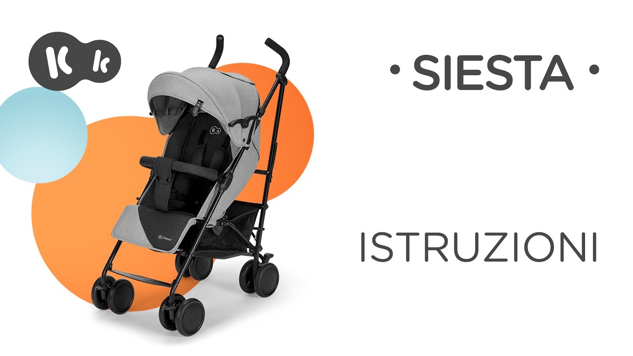 Come montare il passeggino leggero SIESTA Kinderkraft | Manuale d’uso