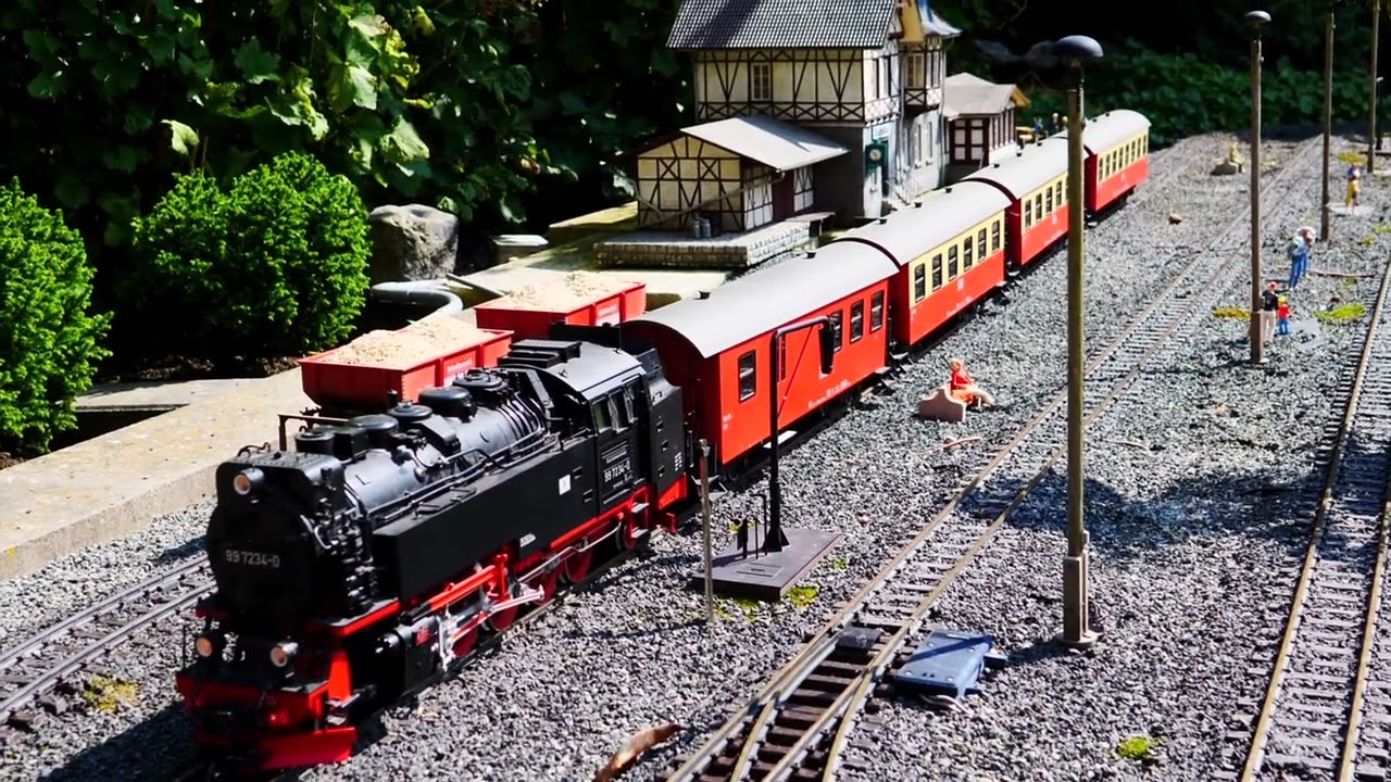 Harzbahn in de polder: grootspoormodelbaan in de tuin