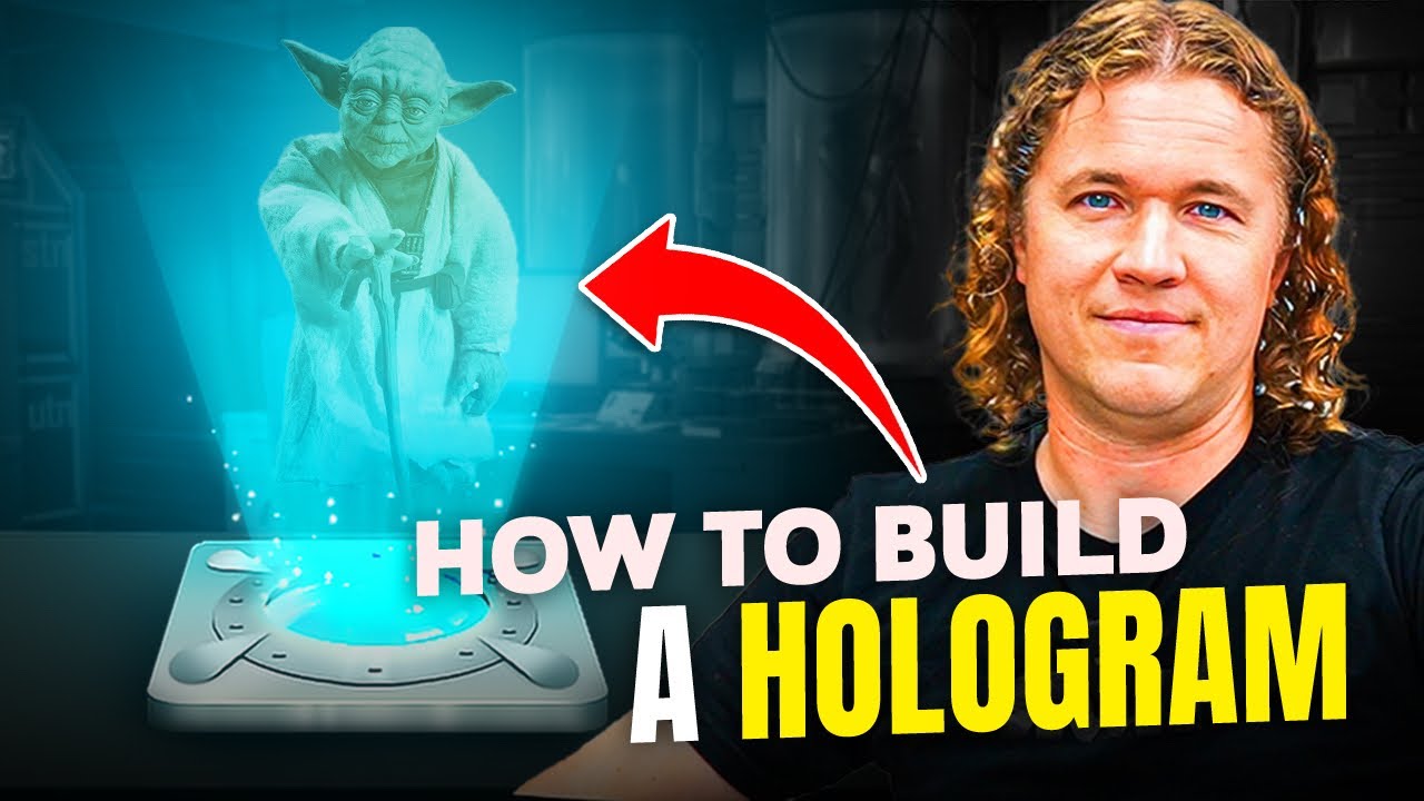 Real-Life Star Wars Hologram! How To Make