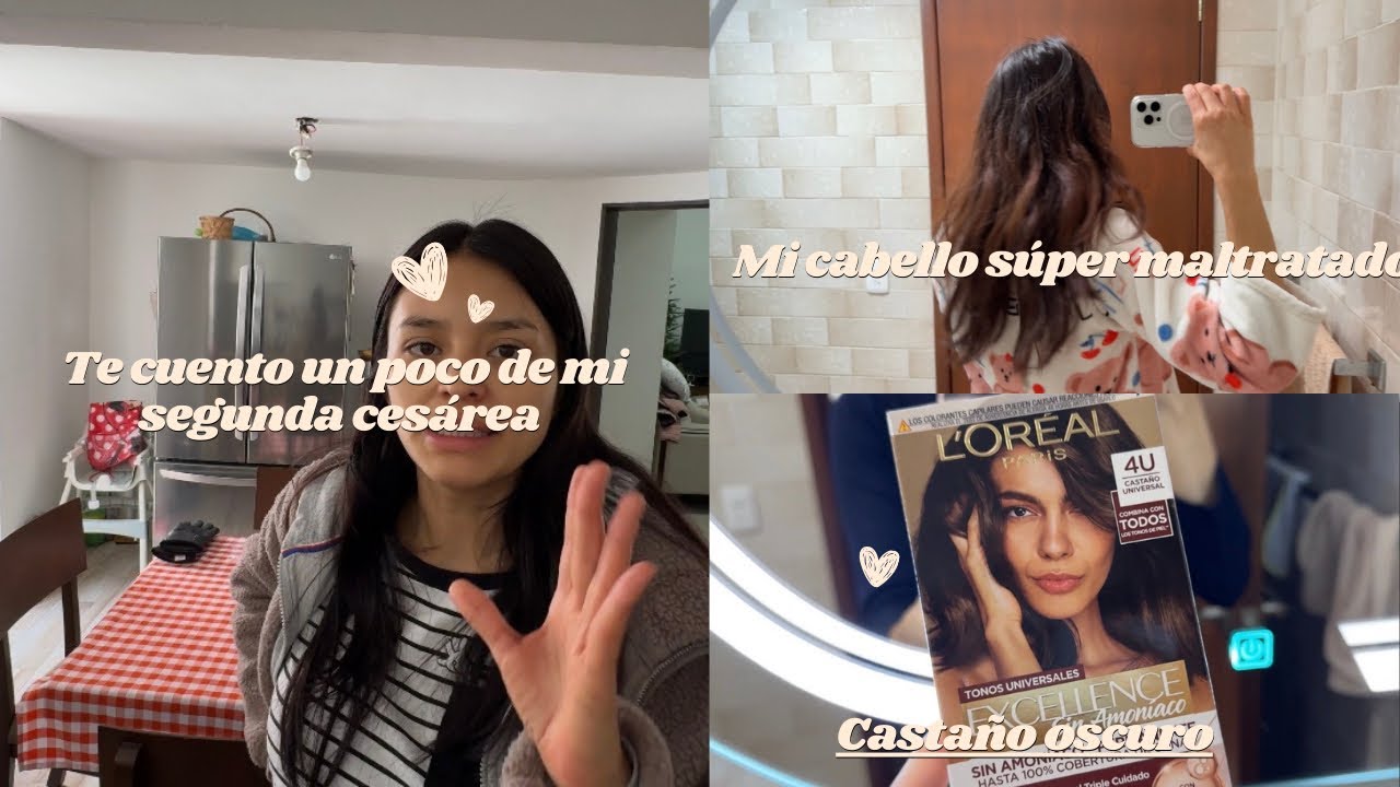 Te cuento un poco de mi segunda Cesárea +mi cabello maltratado +cuidado de cabello
