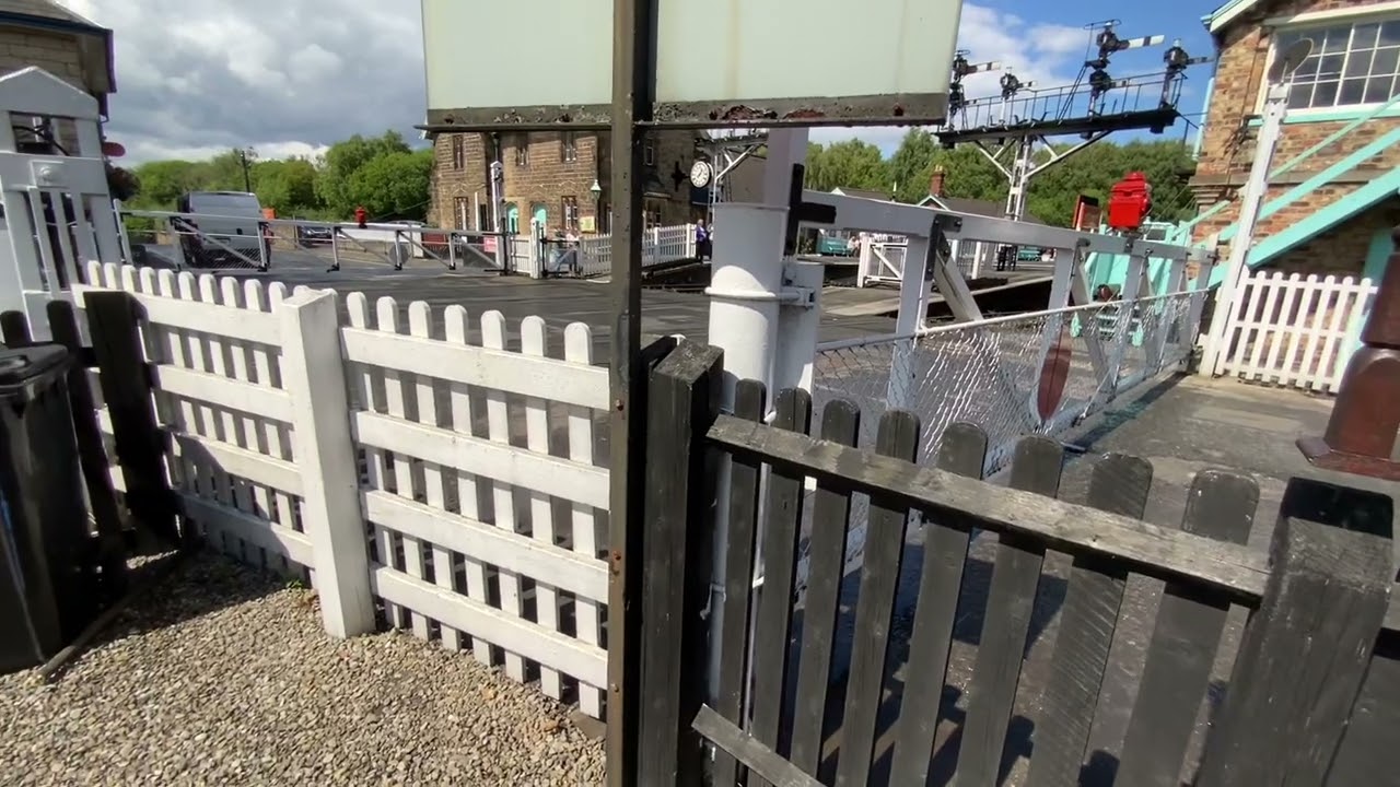(High Mill Upgraded) Pickering, High Mill (AHB) + Grosmont (Swing Gate) Level Crossings- 05/08/2022