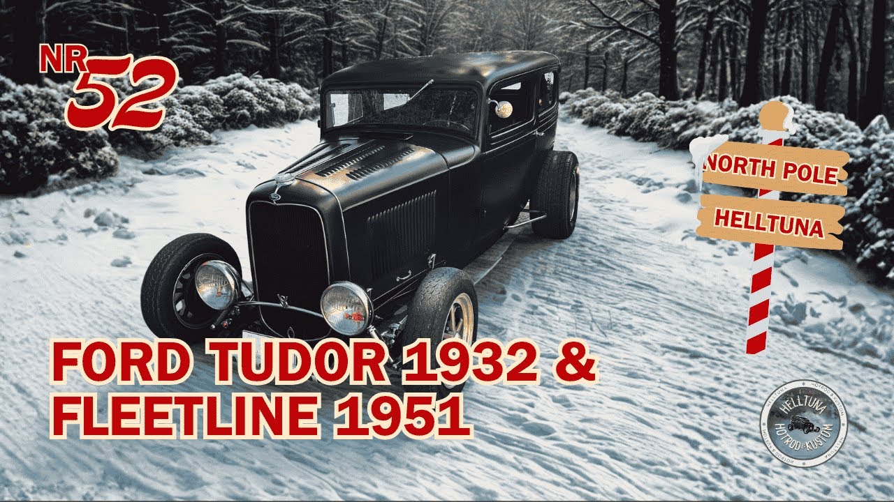 Ford tudor 1932 & Chevrolet Fleetline 1951