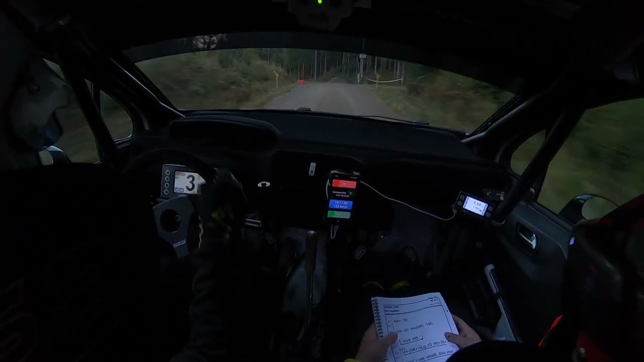 Västrallyt 2024 SS2 Vargfjället Elliot Sjögren / Dennis Norén