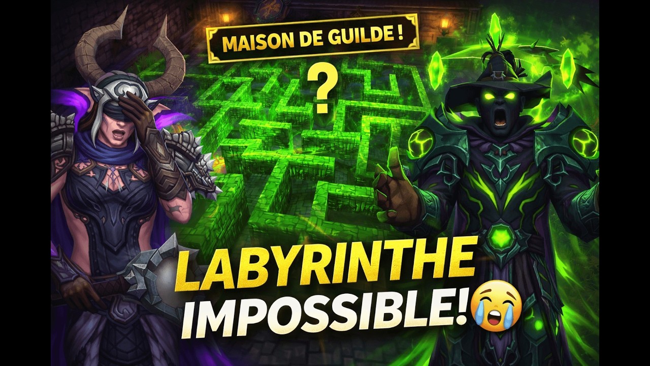 Un membre de notre guilde a construit un labyrinthe dans sa maison… 😳 WoW Midnight (avec St0rm0tter)