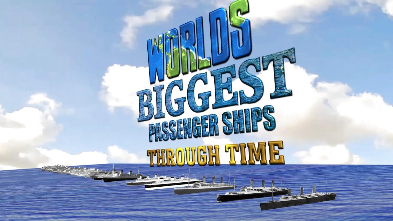 World's Biggest Passenger Ships Through Time (1831-2022 Size Comparison)