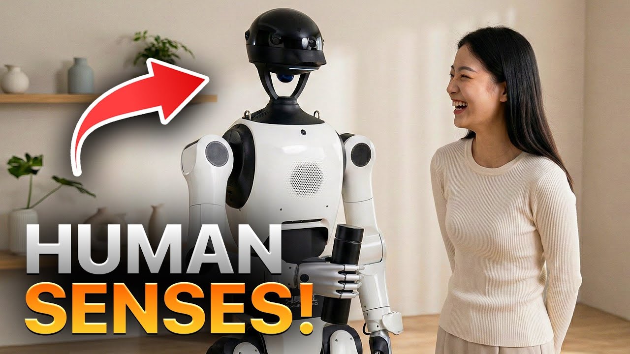 China’s New AI Robots Just Gained Human Senses (Touch, Vision, Smell & Memory)