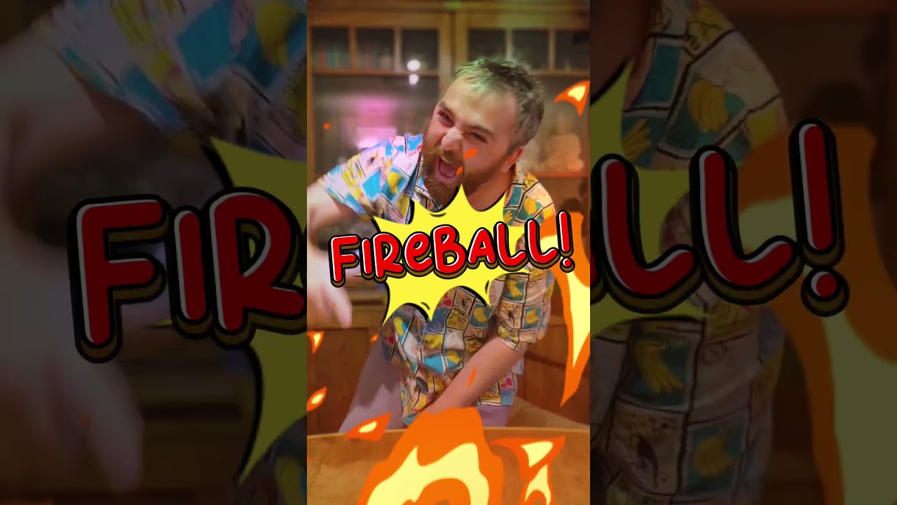 The wizard casts fireball 🔥🏀 