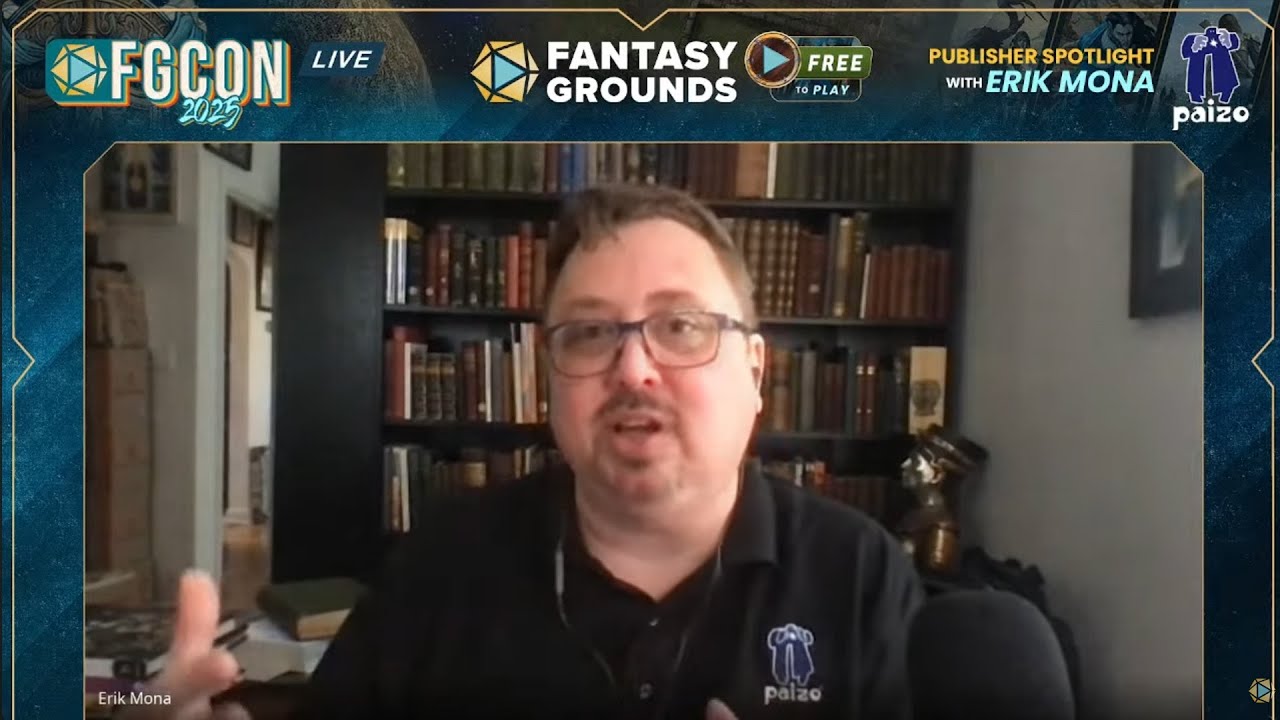 FG Con 2025: Erik Mona Talks Paizo Games & Adventures