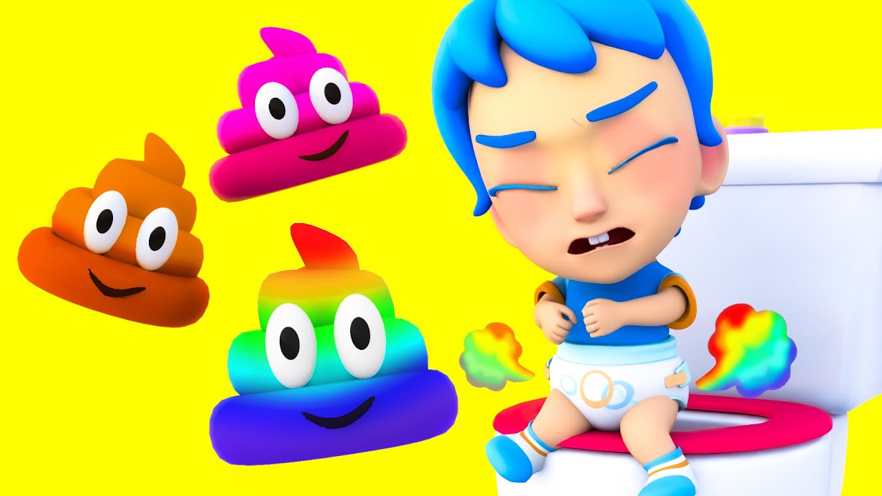 Learn Colors with Colorful Poo Poo | Kids Songs by Nomad Kids