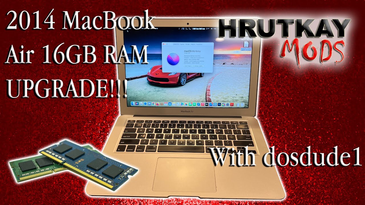 Обновление MacBook Air 16 ГБ ОЗУ (начало 2014 г.) с помощью dosdude1