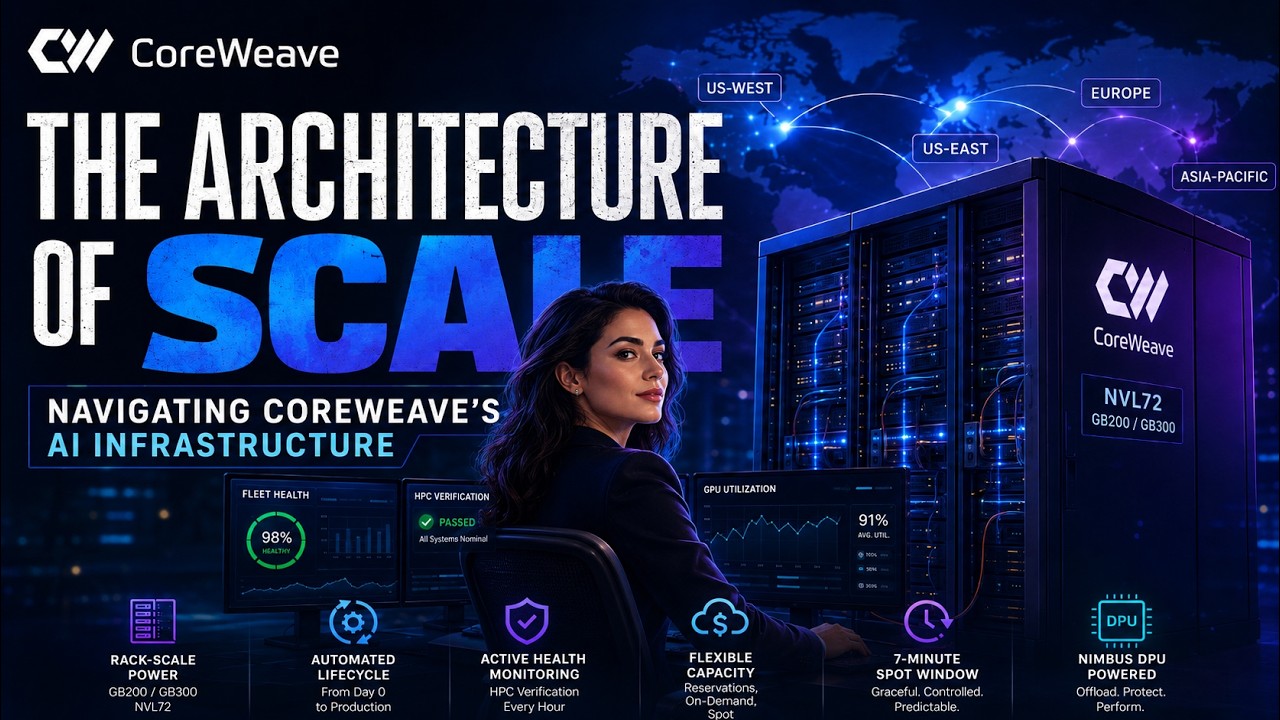 CoreWeave | GPU, NVLink, спотовые инстансы и масштабирование ИИ | Как устроена облачная инфрастру...