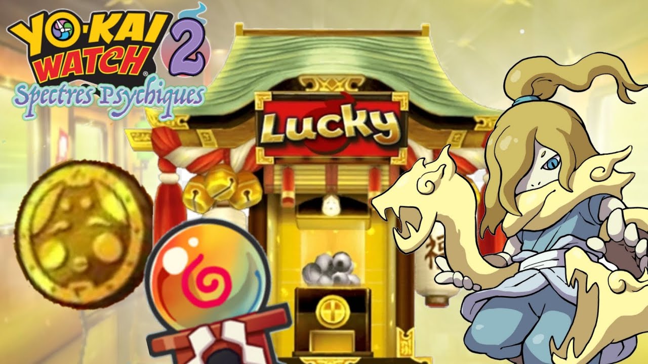 La Gare Chanceuse Brise-Boucle🍀plein d'XP et Le BINGO-KAI Gagnant !-Yo Kai Watch 2 Spectre Psychique