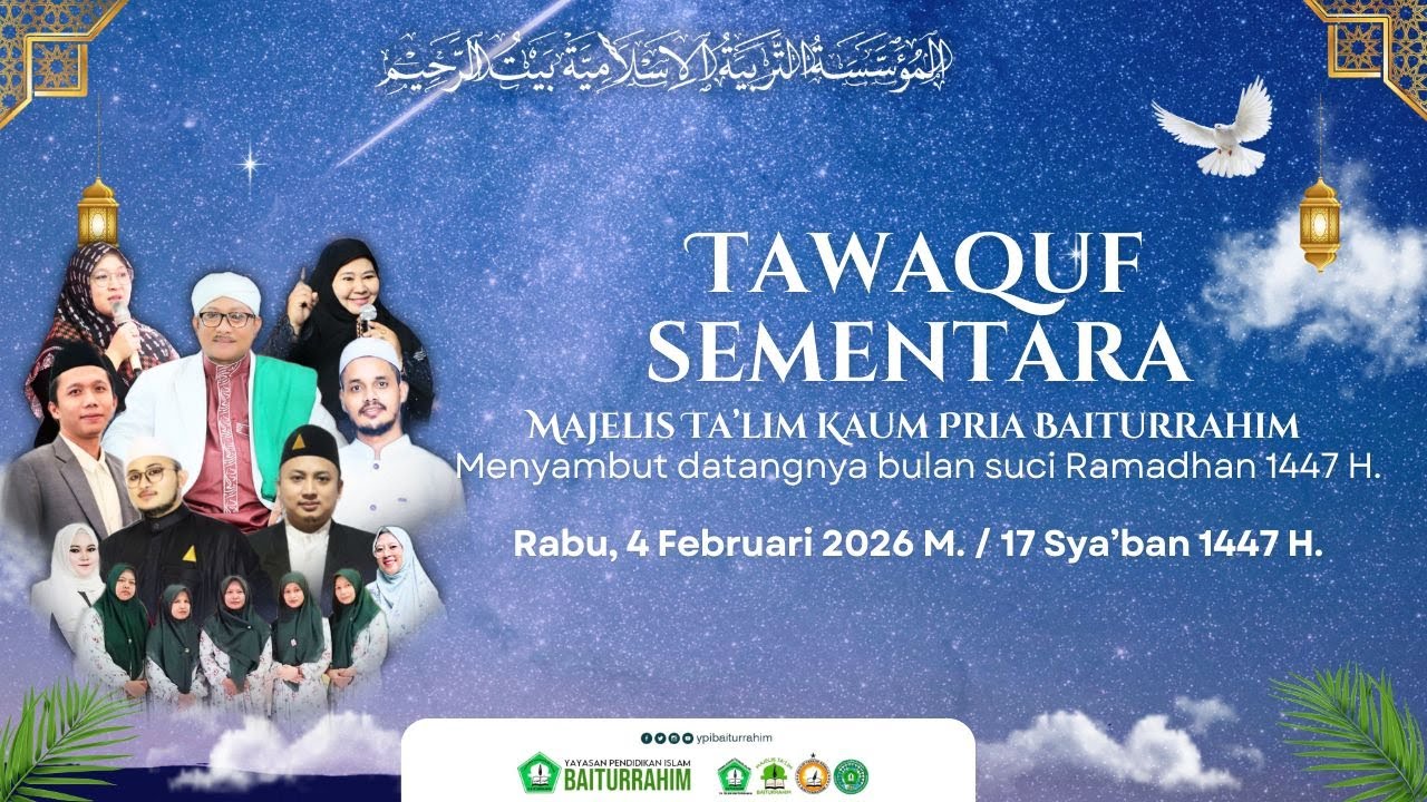 🔴LIVE | TAWAQUF SEMENTARA MAJELIS TA'LIM KAUM PRIA BAITURRAHIM