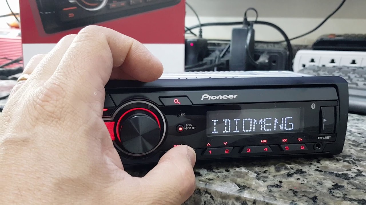 Pioneer configuração inicial (MVH-S218BT)