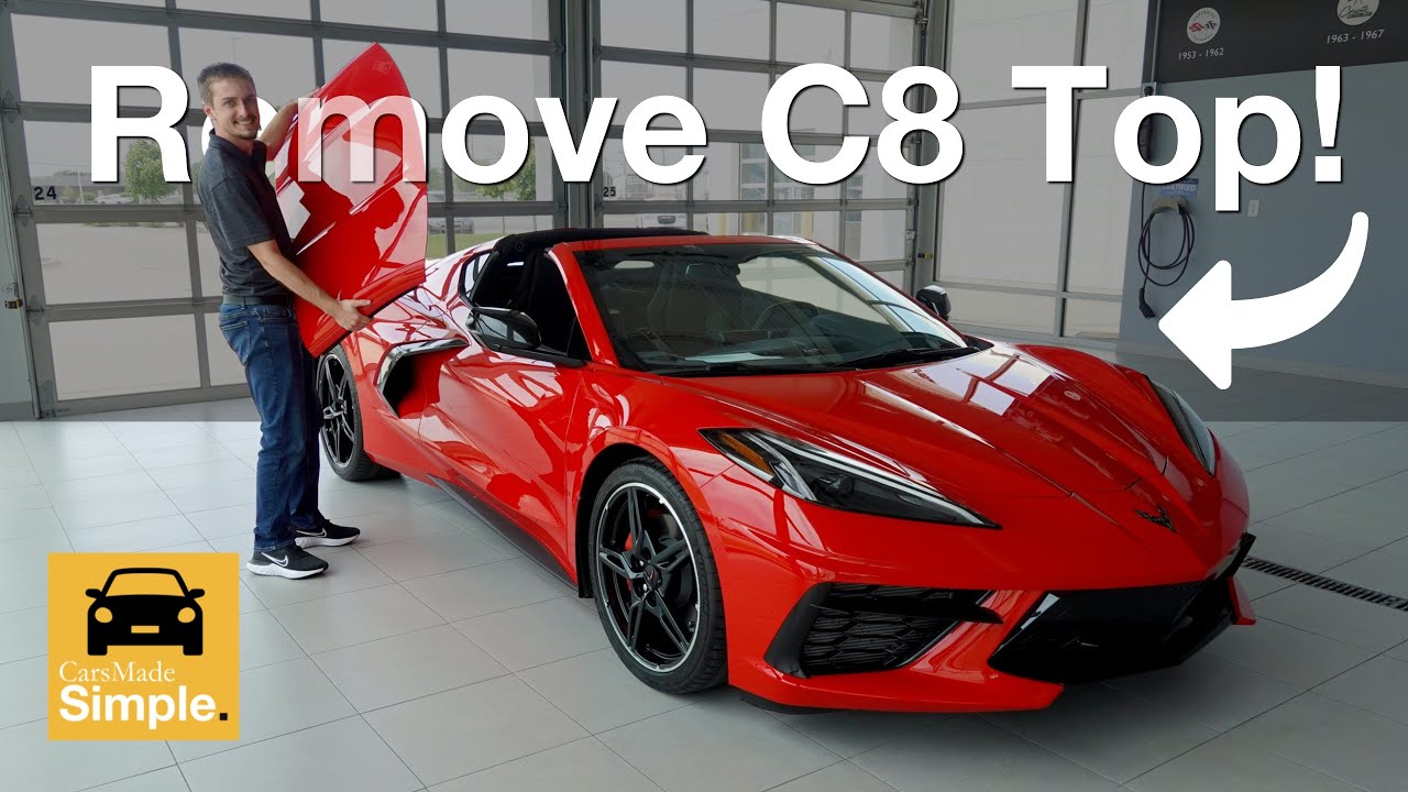 How To: Remove Corvette C8 Top and Store in Trunk